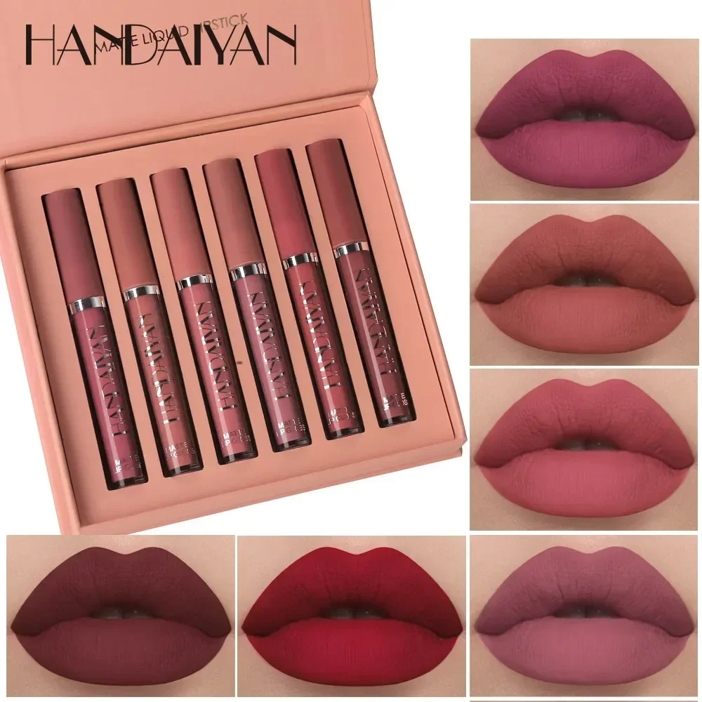 Lip Tint Korean - HANDAIYAN 6-delige lippenstiftset Make-up voor vrouwen