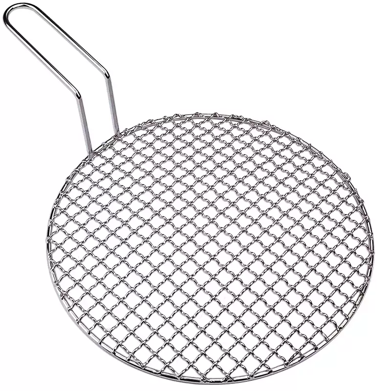 Ronde roestvrijstalen draadgaa - Korean Bbq Grill recensie en prijs