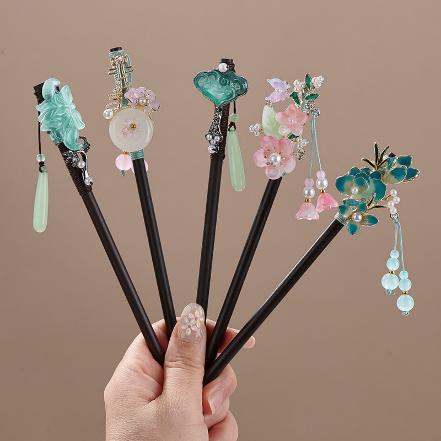Vintage bloem haarspeld voor v - Hanbok Hair Pin recensie en prijs