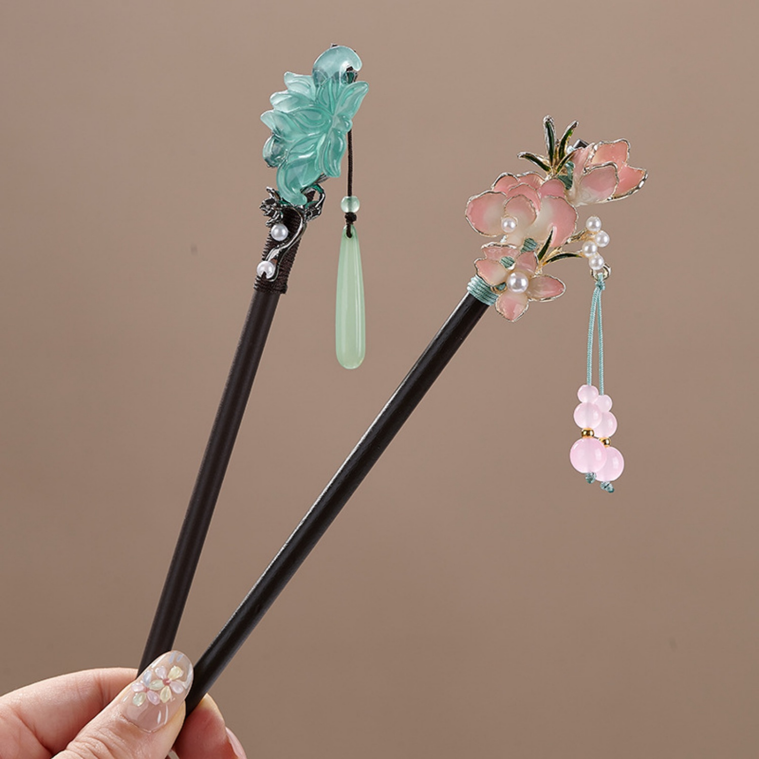 Vintage bloem haarspeld voor v - Hanbok Hair Pin recensie en prijs