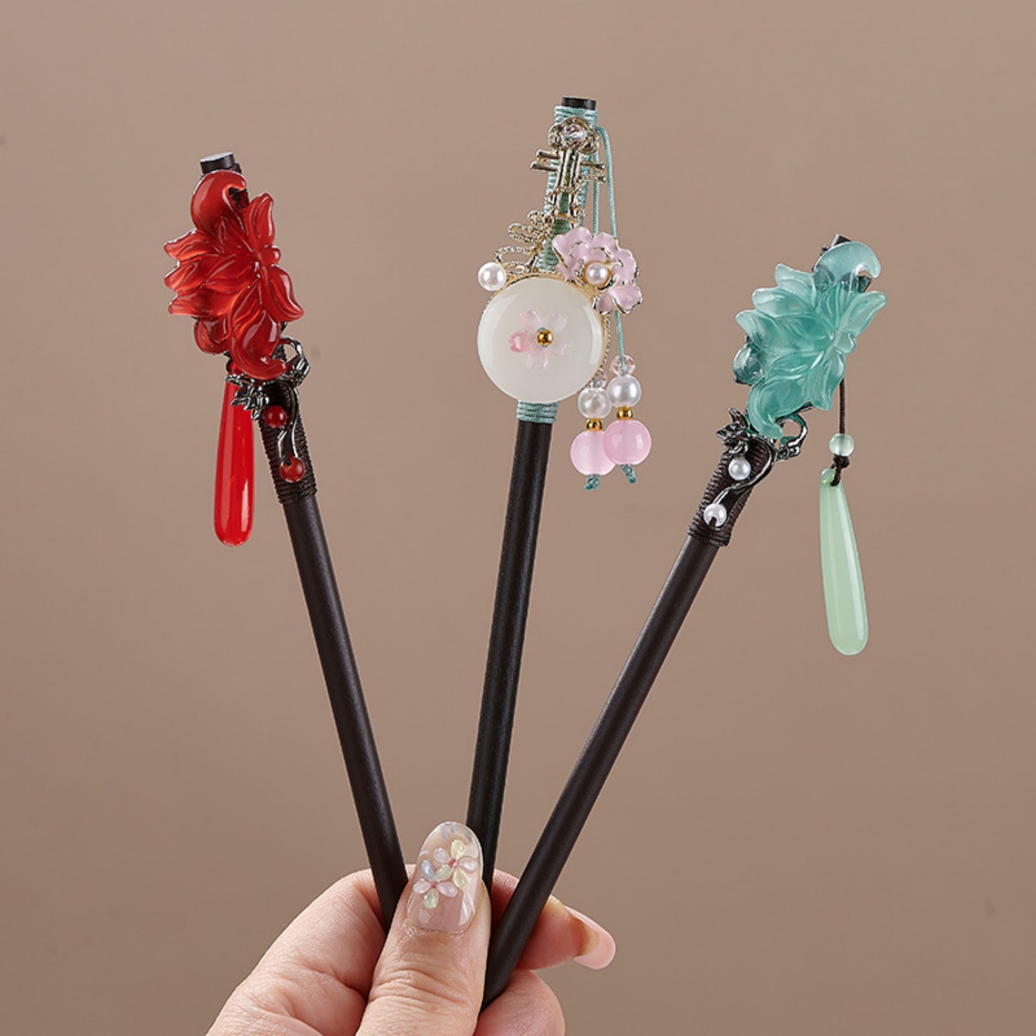 Vintage bloem haarspeld voor v - Hanbok Hair Pin recensie en prijs