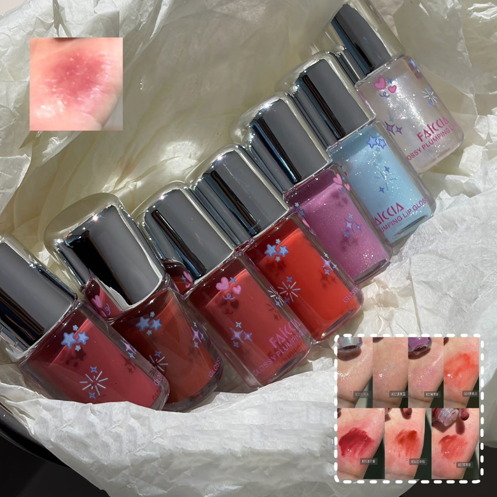 Baby Blue Sparkling Lipgloss F - Lip Tint Korean recensie en prijs