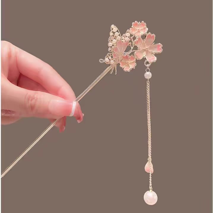 Sakura-haarspeld met een luxe  - Hanbok Hair Pin recensie en prijs